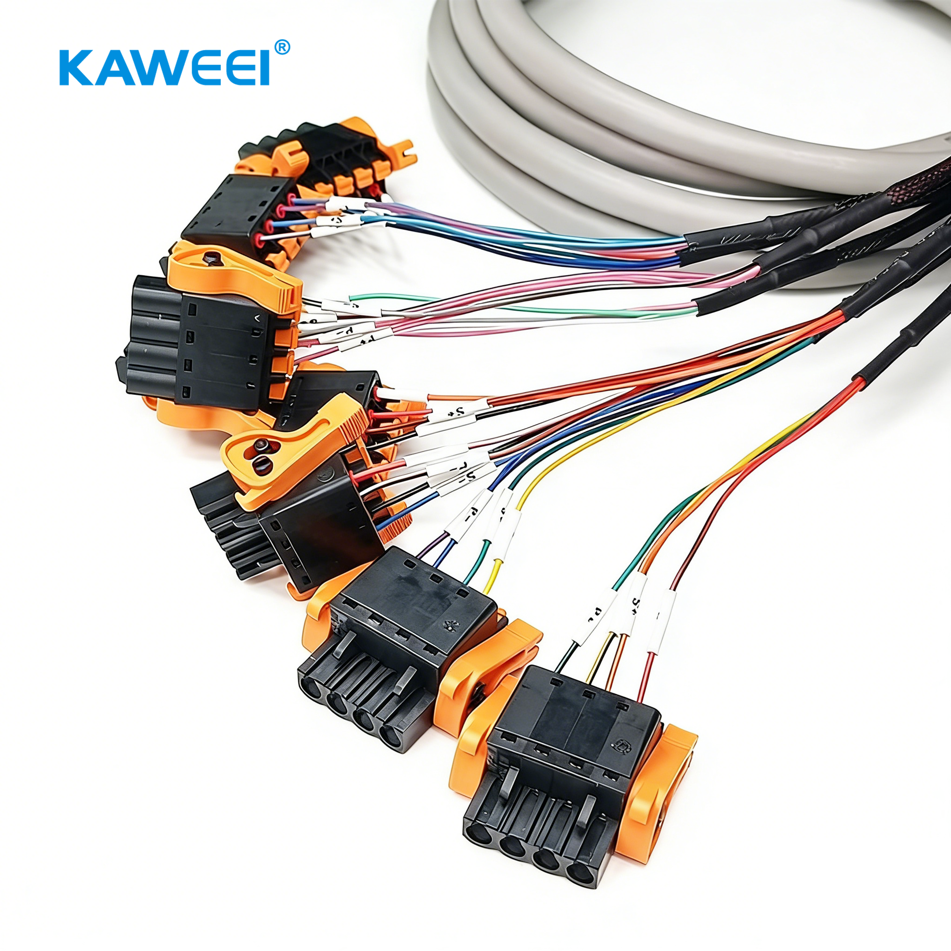 D-SUB 37P 公头转 8x 魏德米勒 4Pin 端子台分支线束